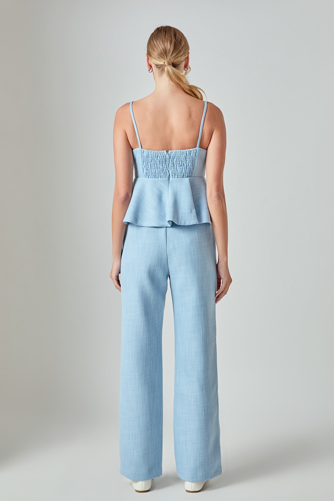 Tweed Relaxed Pants