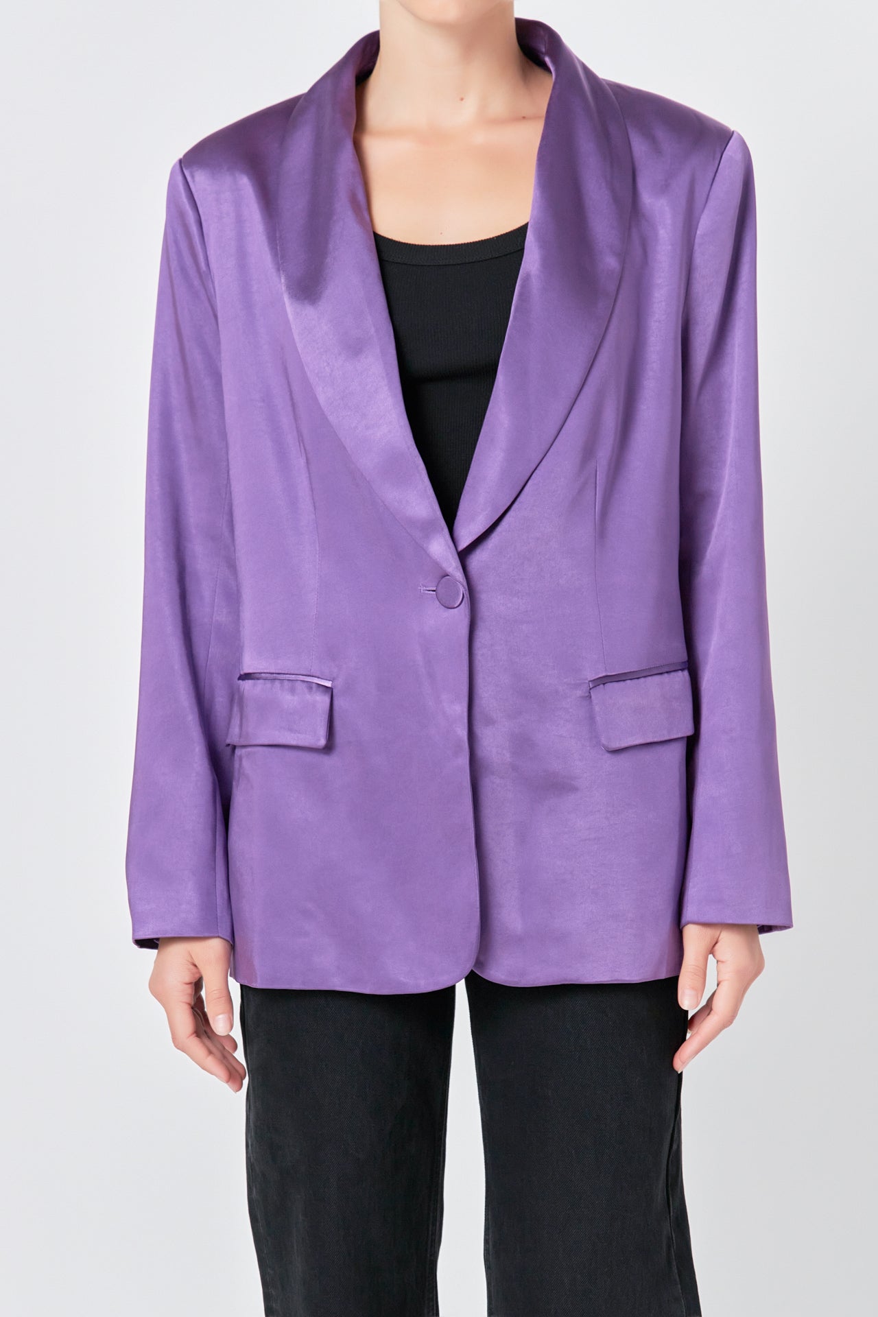 Satin Blazer