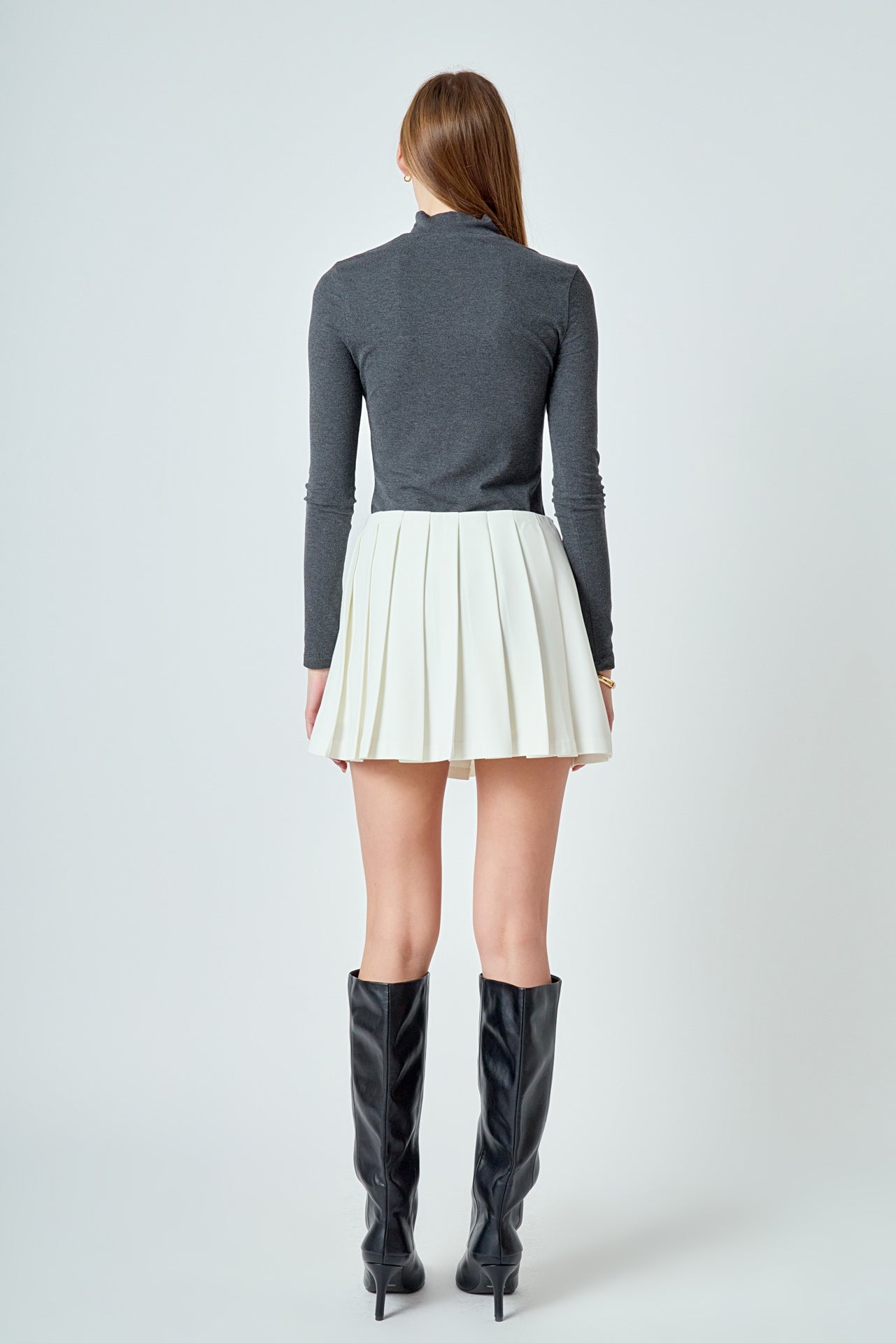 Pleated Mini Skort