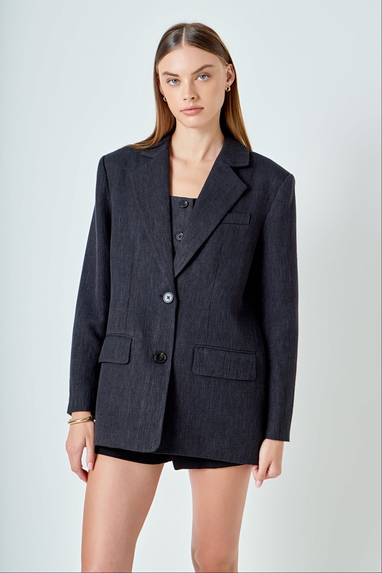 Linen Oversized Blazer