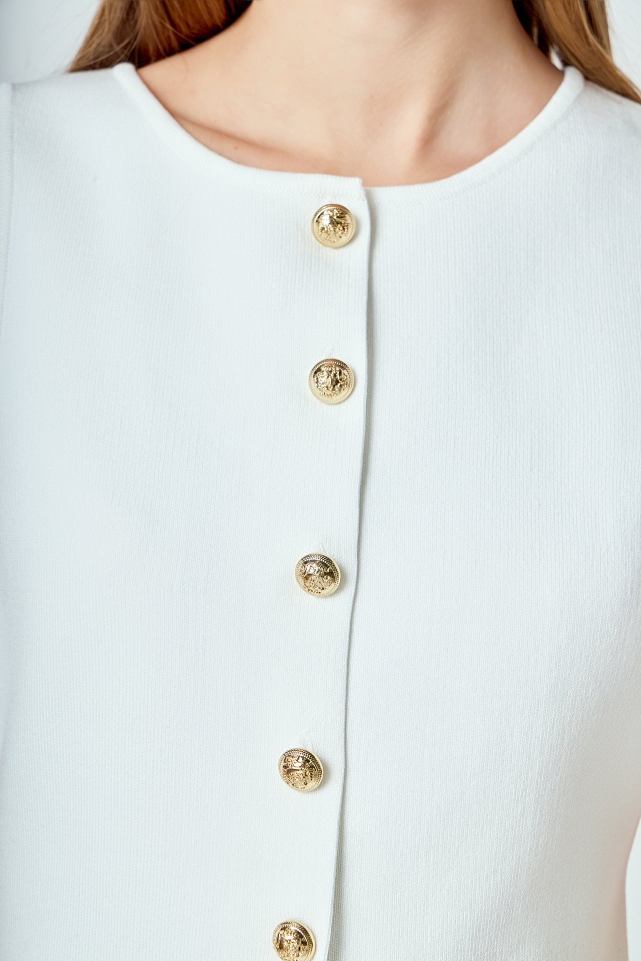 Button Up Knit Vest