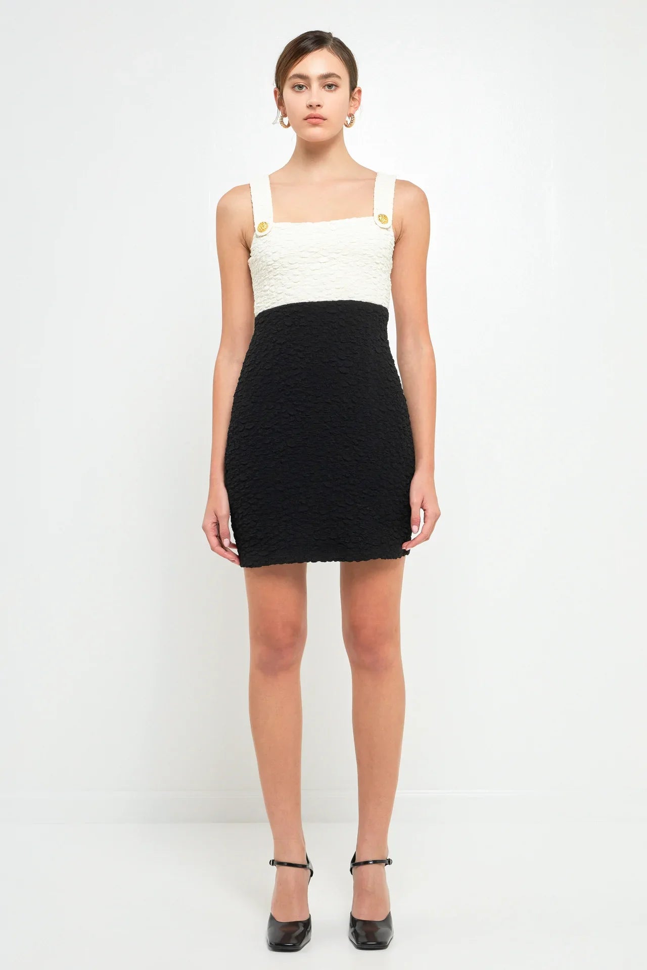 Color Block Mini Dress