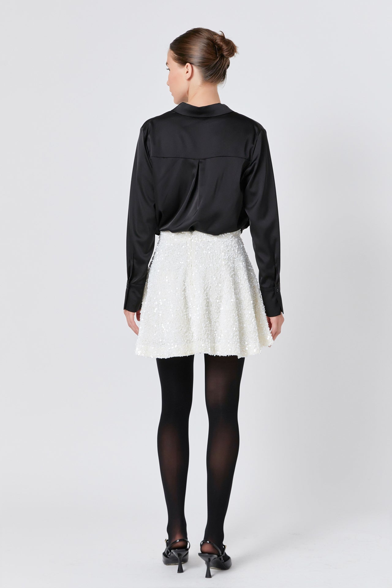 Sequin Mini Skirt