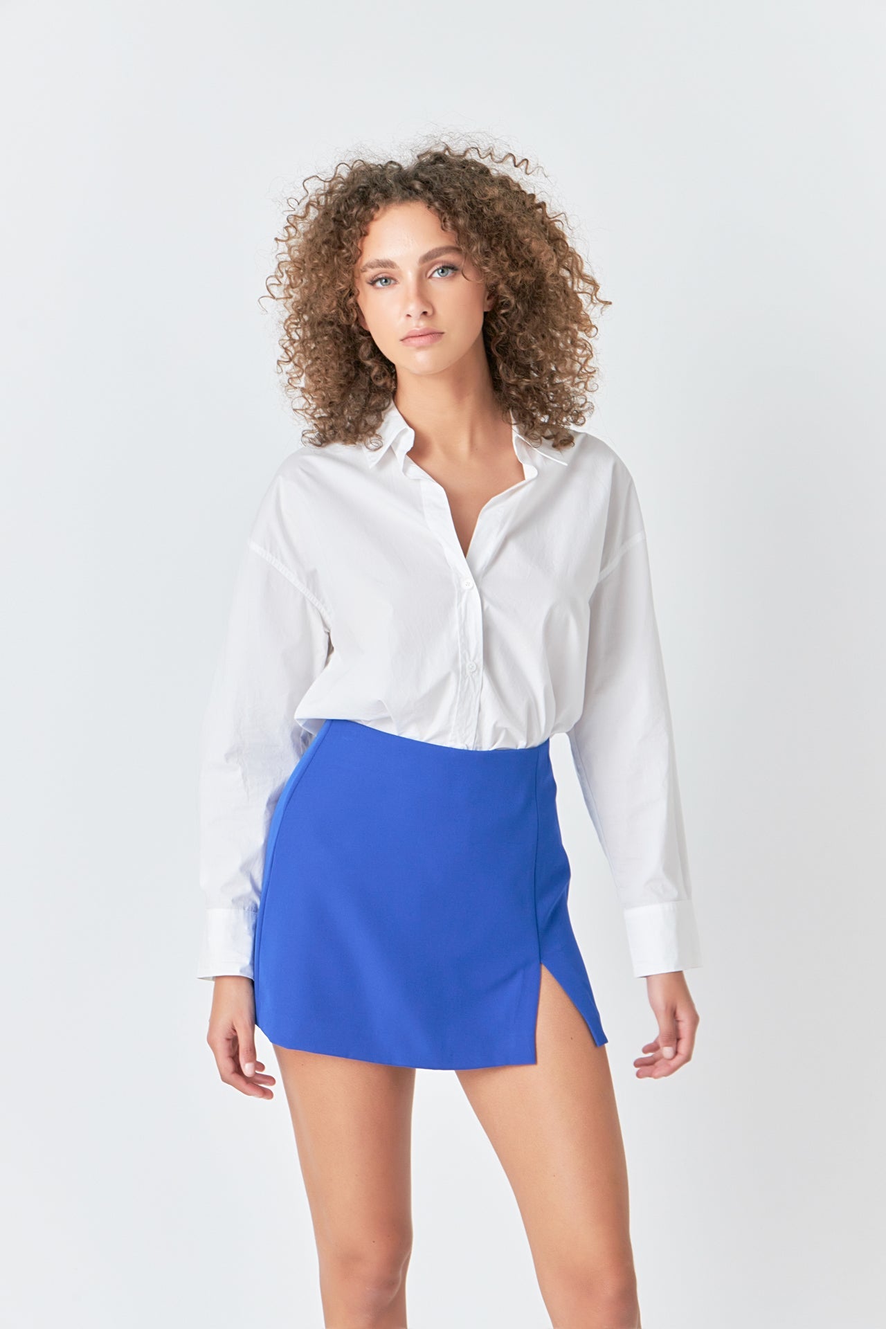 Slit Detail Skort