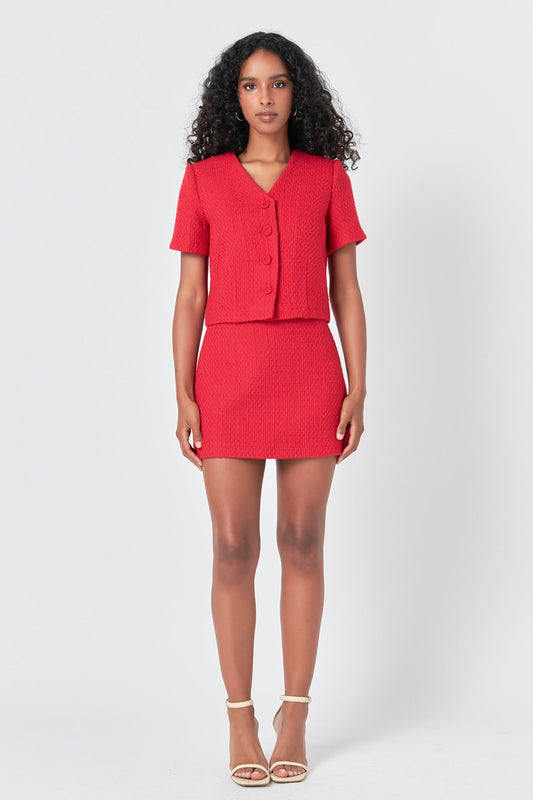 Tweed Skirt