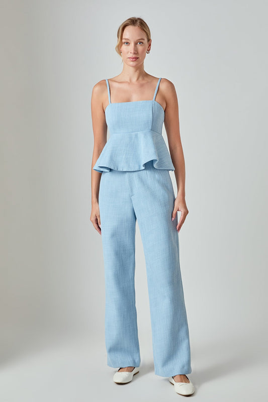 Tweed Relaxed Pants