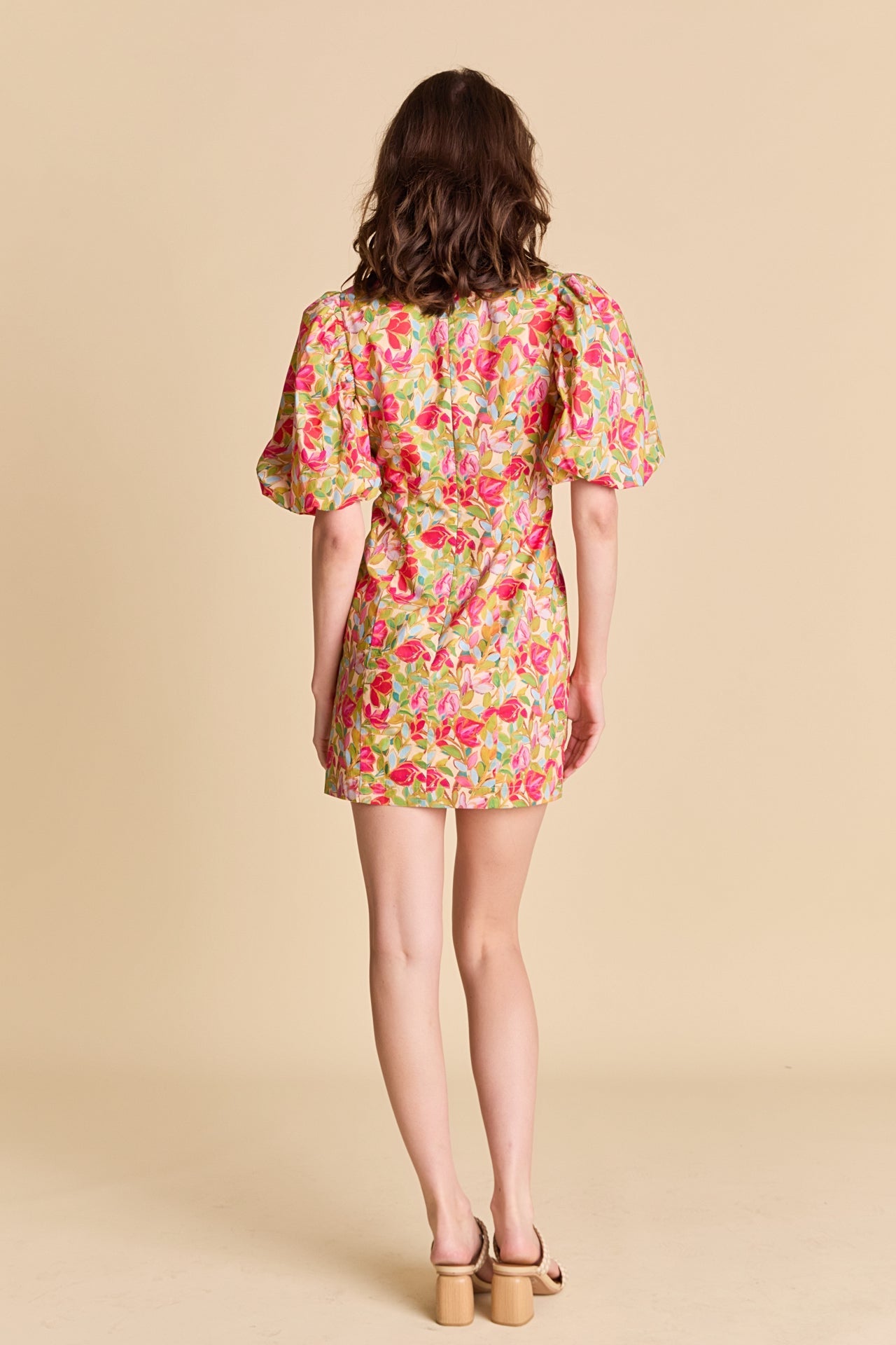 Floral Print Mini Dress