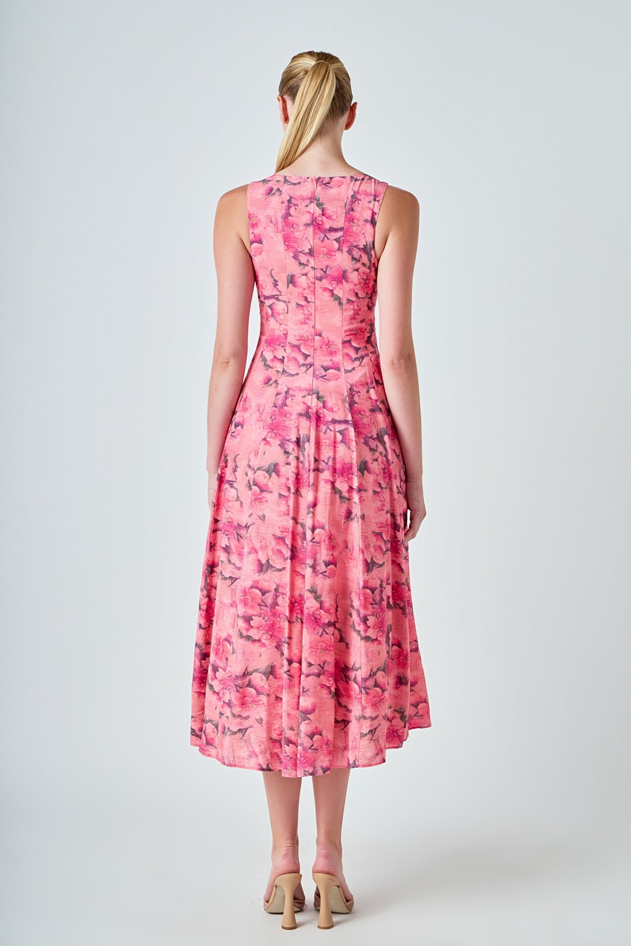 Floral Print Midi Dress