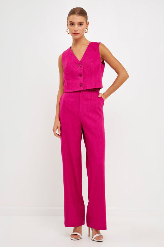 Wide Leg Linen Pants