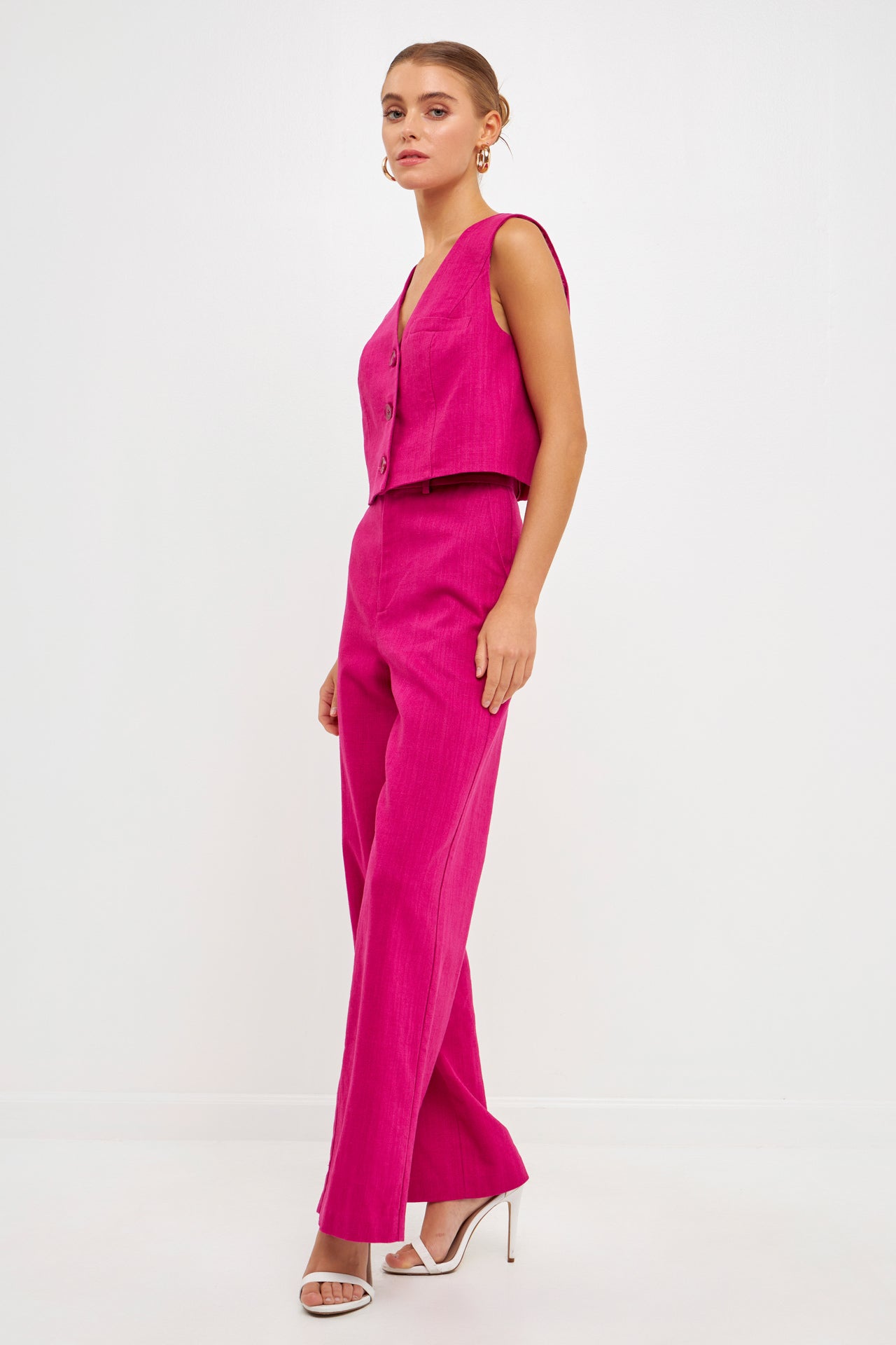 Wide Leg Linen Pants