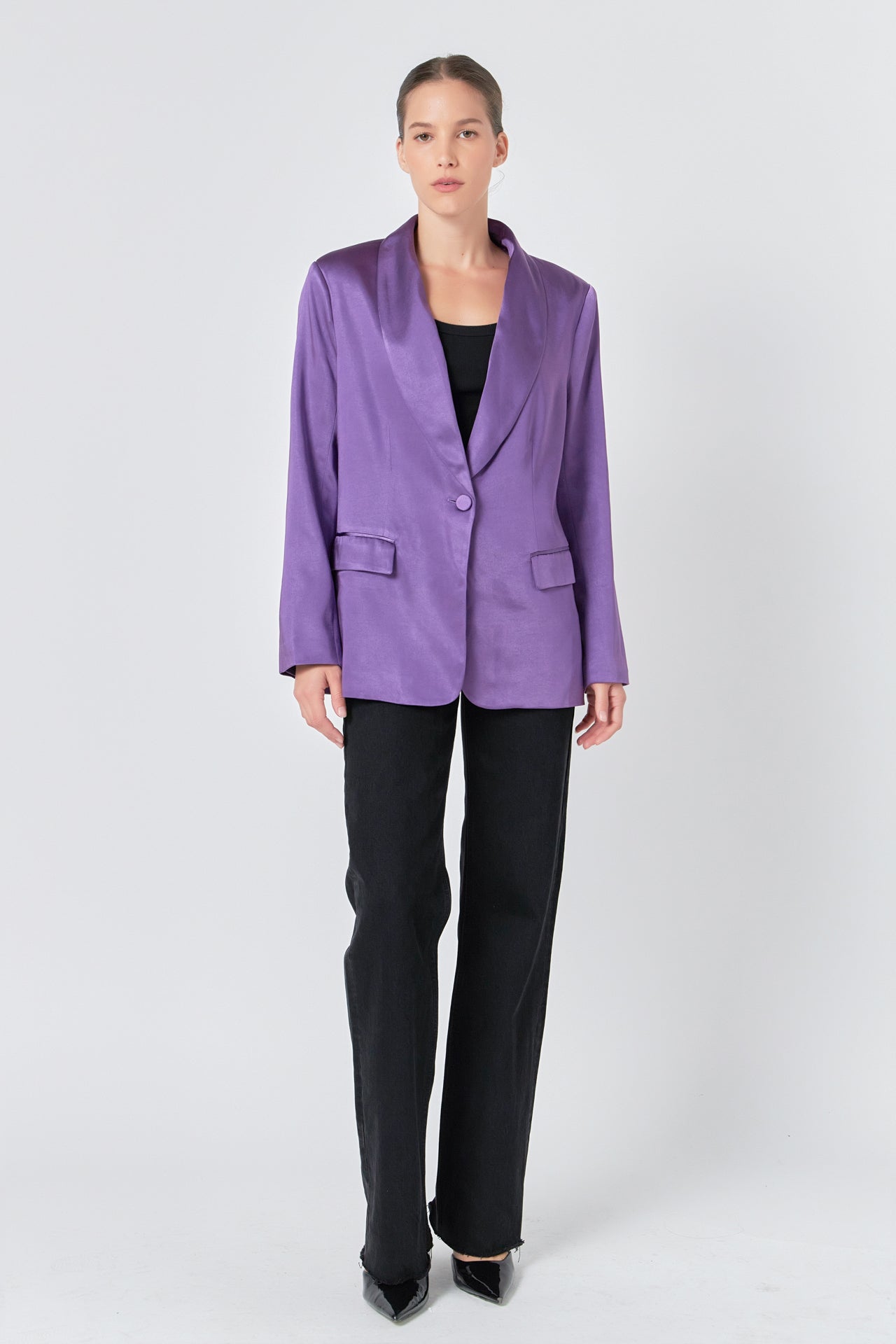Satin Blazer