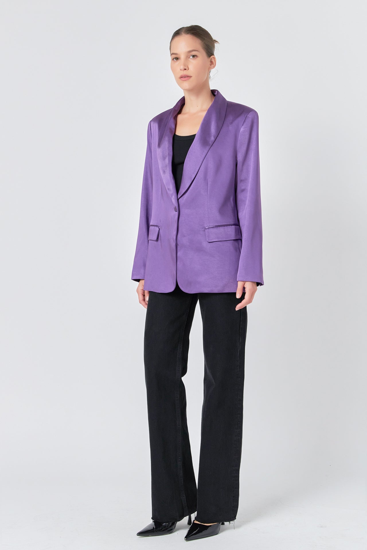Satin Blazer