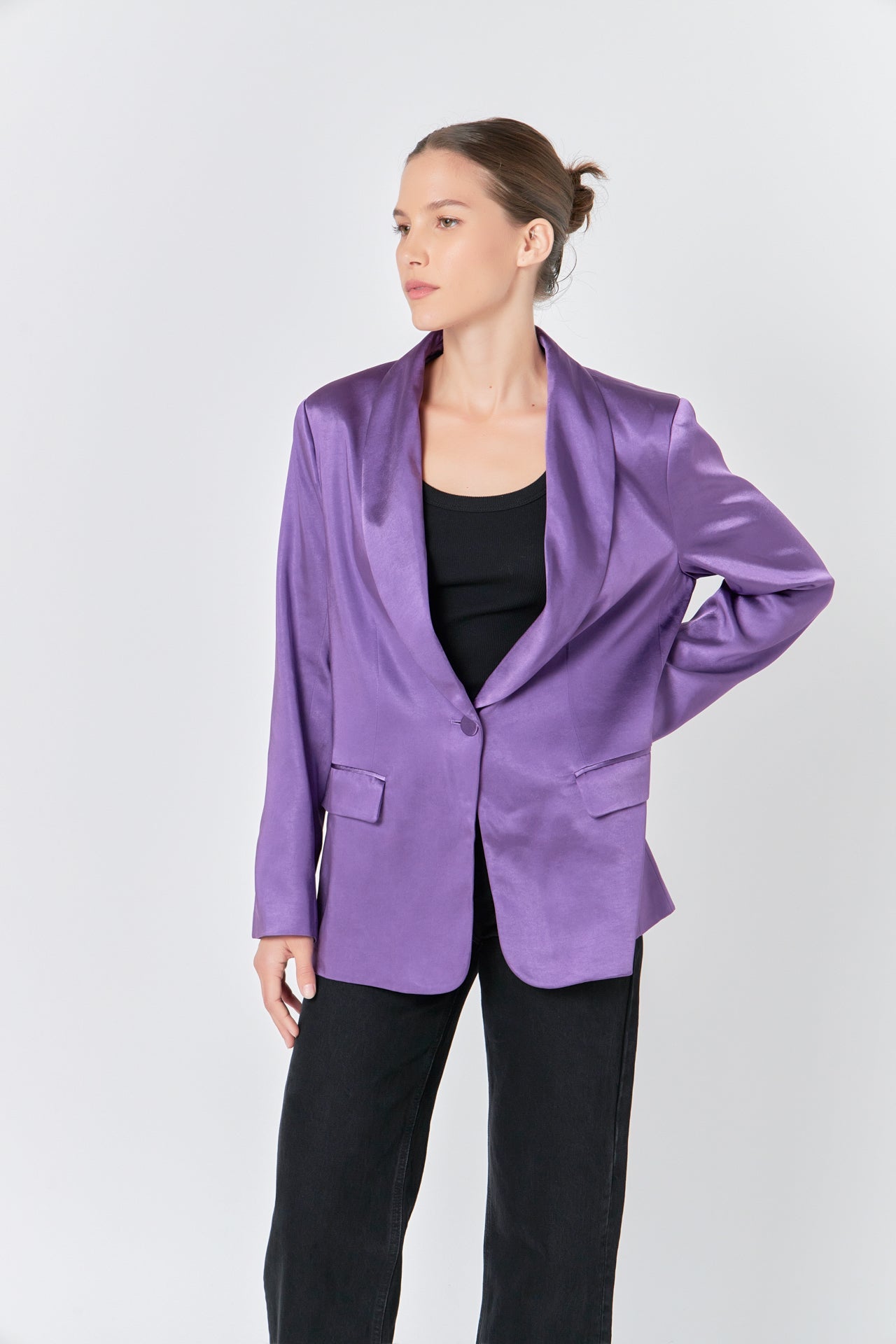Satin Blazer