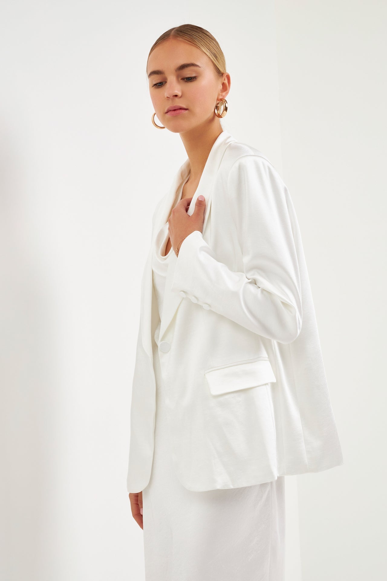 Satin Blazer