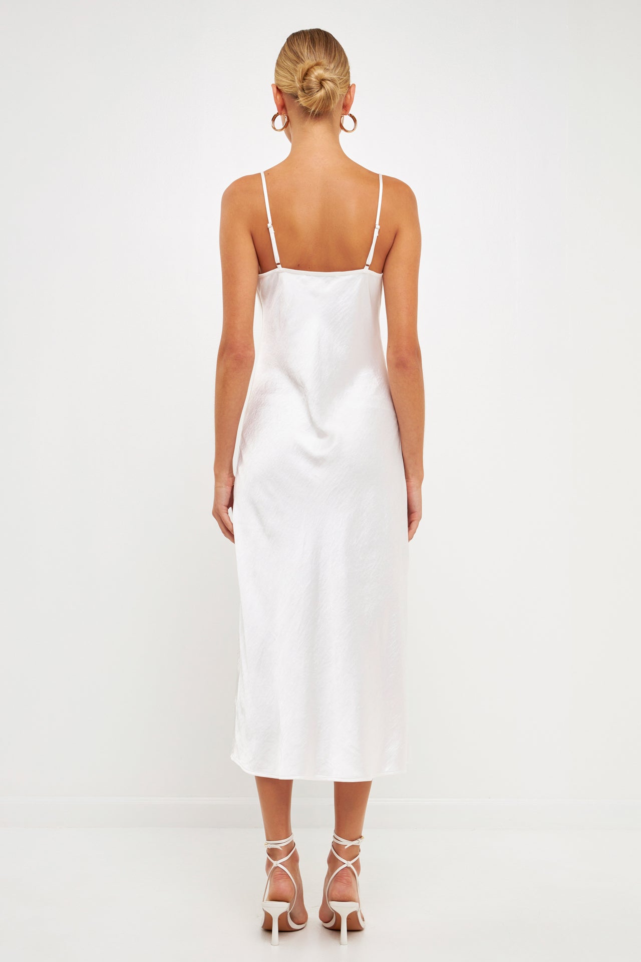 Satin Midi Dress