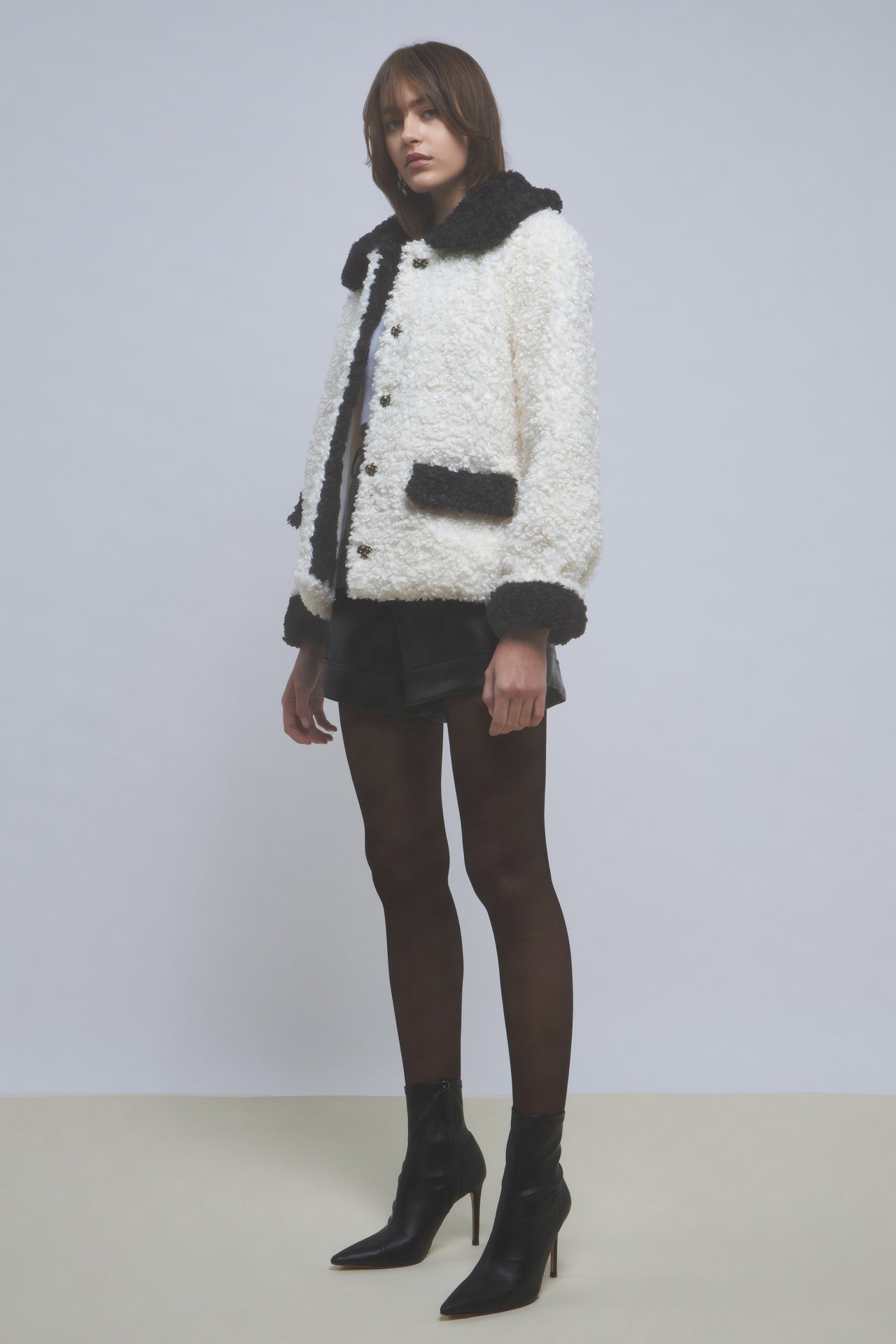 Colorblock Sherpa Jacket
