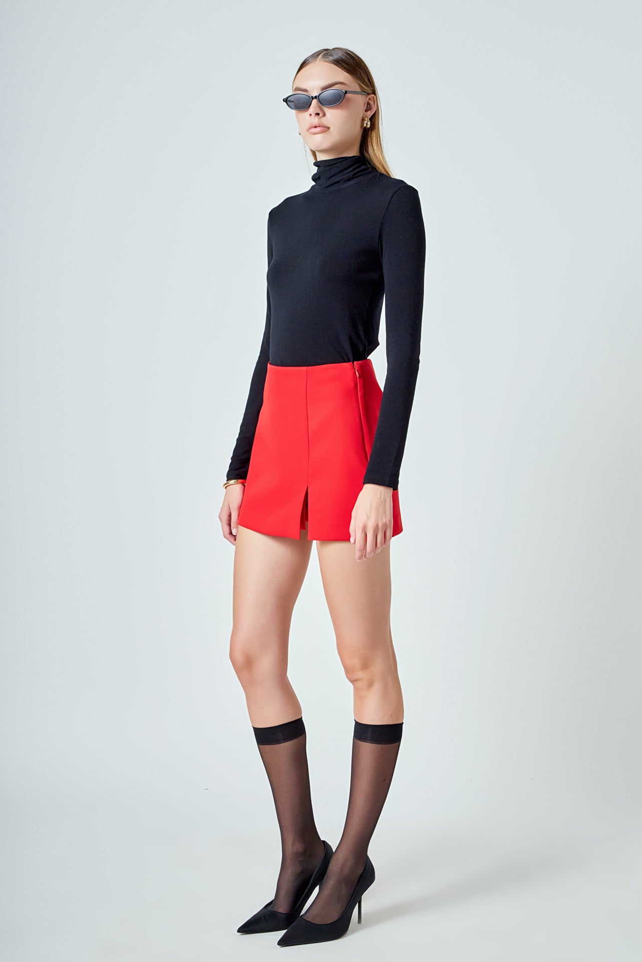 Slit Detail Skort
