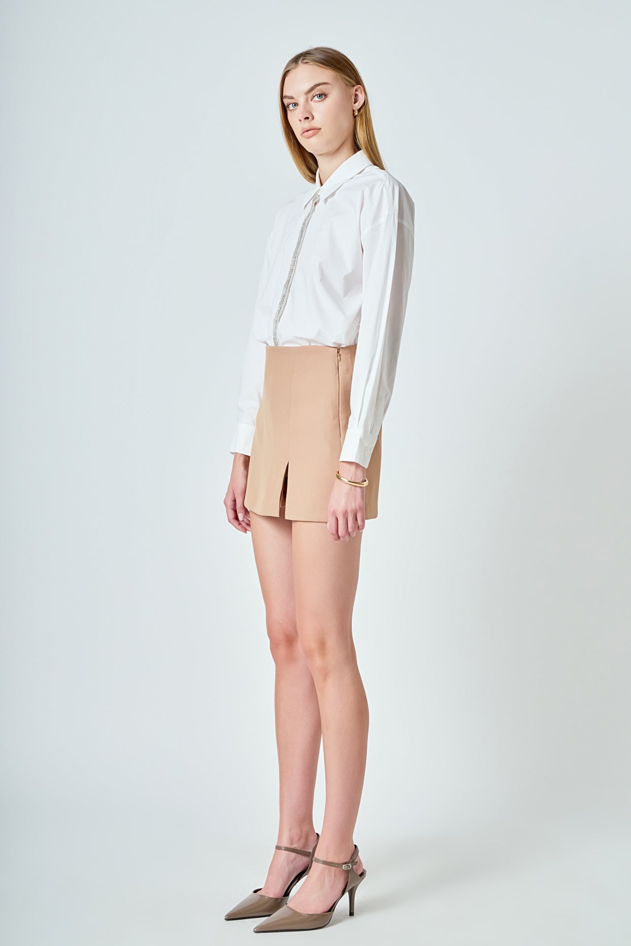 Slit Detail Skort