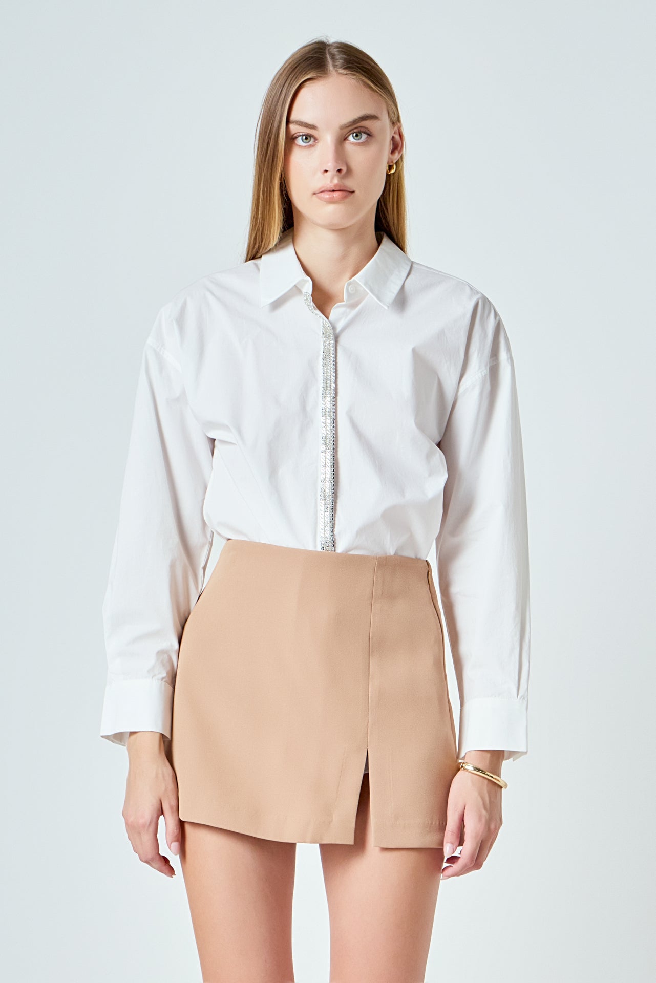 Slit Detail Skort