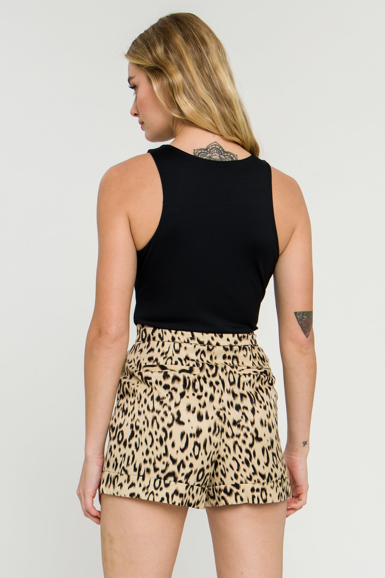 Animal Print Shorts