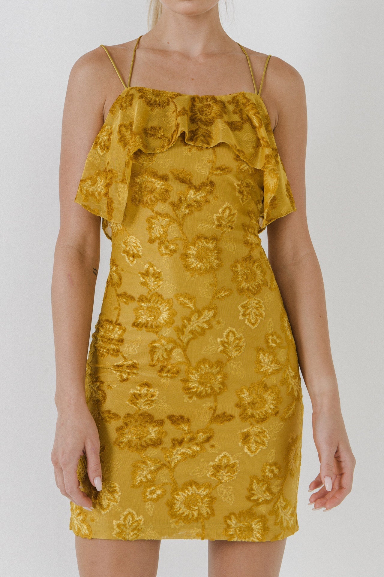 Jacquard Bodycon Dress