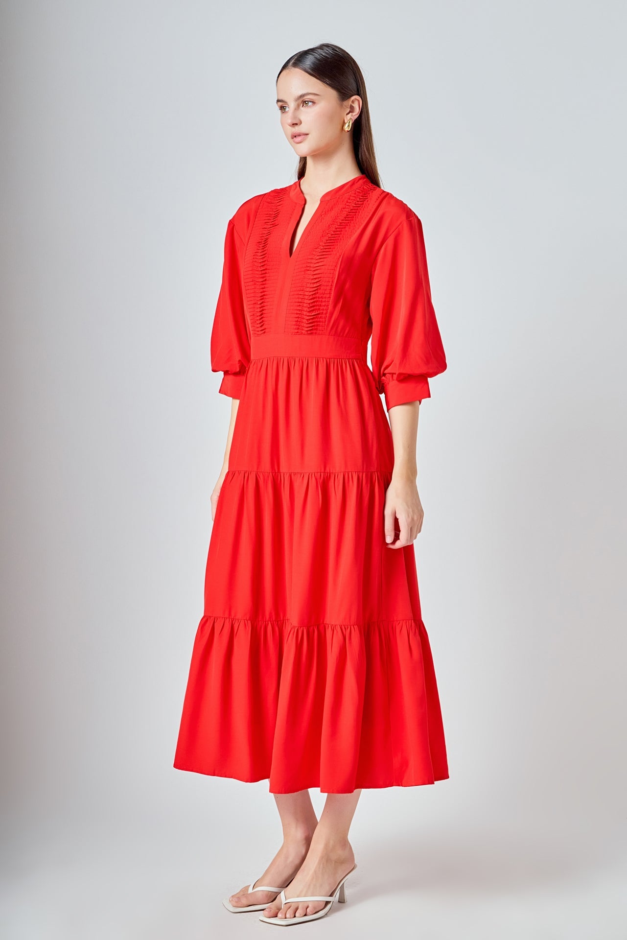 Pin Tuck Dress