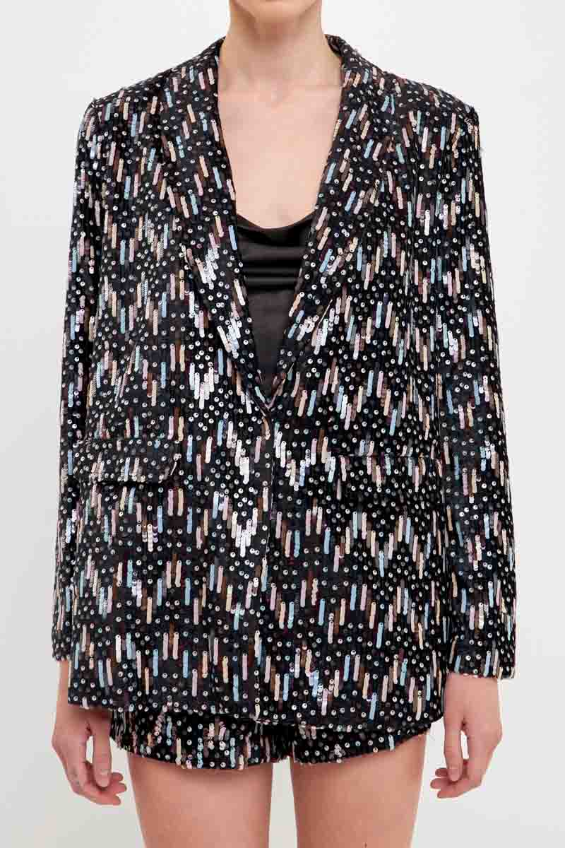 Sequin Blazer
